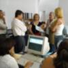 La asociación Síndrome de Down de Sevilla visita un proyecto de simulación de empresas en Palomares del Río