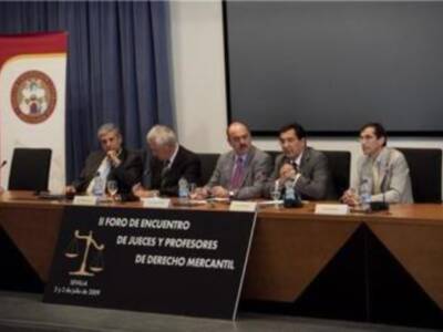 Sevilla acoge el II Foro de jueces y profesores de Derecho Mercantil con el patrocinio de Cajasol