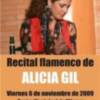 La cantaora Alicia Gil, este viernes en el teatro municipal de Olivares
