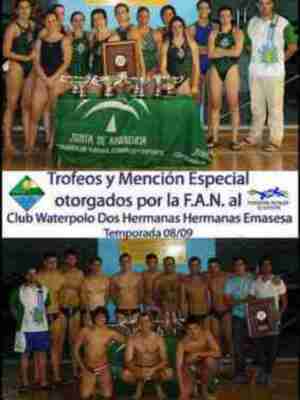 El Club Waterpolo Dos Hermanas-EMASESA protagoniza la clausura de la temporada regional