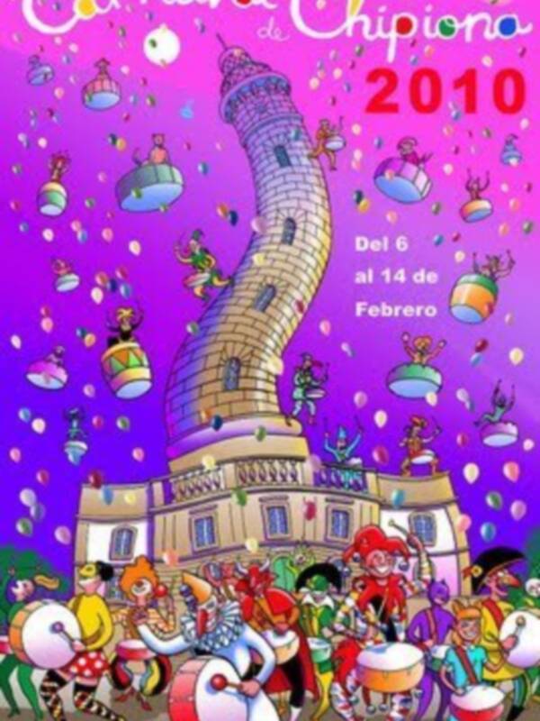 Cartel anunciador del Carnaval de Chipiona 2010