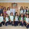 El presidente de la Diputación Provincial recibe al equipo de Liga Femenina 2 de baloncesto del náutico