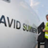 David Summers padrino de una nueva aeronave 