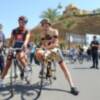 Salida de la segunda etapa de la Vuelta Ciclista