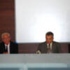 El ex presidente de la Junta y el rector de la Universidad Pablo de Olavide Juan Jiménez inauguran el primer curso académico de la Escuela de Alta Gestión Pública de Andalucía