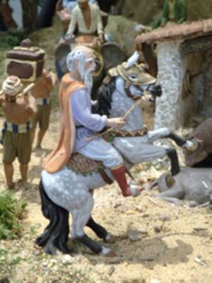 Galería del Belén del Colegio de Farmacéutico de Sevilla