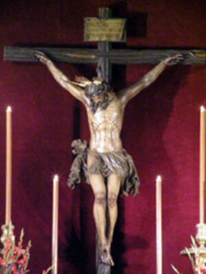 Galería del Altar del Quinario en Honor del Stmo Cristo de la Buena Muerte, de la Hermandad de la Hiniesta