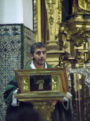 Galería del altar de Quinario en honor del Stmo Cristo de la Vera+cruz de la Algaba