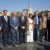 Arancha Sánchez Vicario, testigo de la boda en Sevilla del presidente de la federación española de tenis