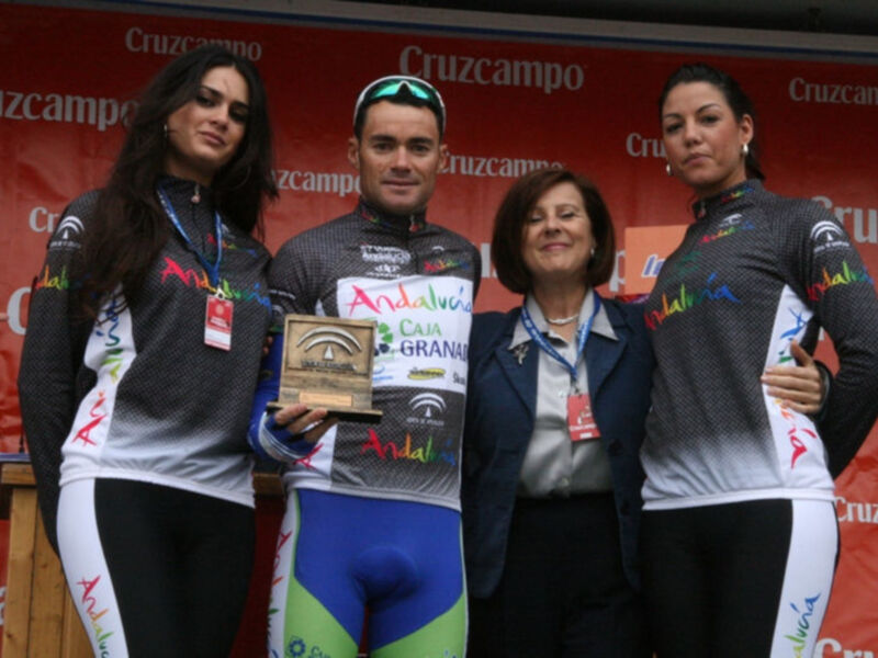 Fran Ventoso consigue la primera victoria española en la Vuelta a Andalucía al ganar al sprint en Jaén