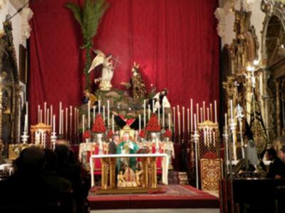 Galería del Altar y Solemne Quinario en honor de Ntro. Sr Jesucristo Orando en el Huerto de la Hermandad de Monte-Sión