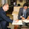 El rector de la UPO y el director de la editorial Tirant lo Blanch firman un convenio para impartir cursos de formación especializada en temas jurídicos