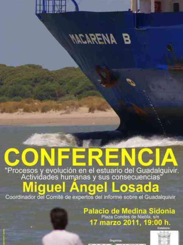 Ecologistas en Acción convocan conferencia sobre el dragado del Guadalquivir el próximo día 17 en Sanlúcar de Bda.