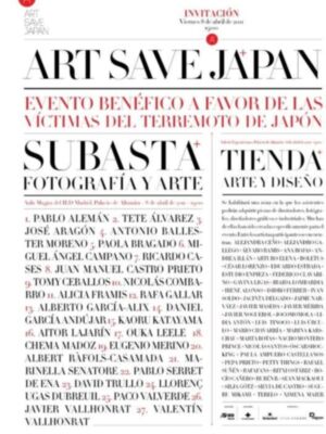 Art Save Japan: evento benéfico a favor de las víctimas del terremoto de Japón