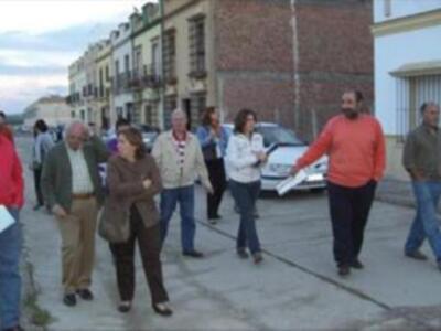 La coalición partido andalucista y Compromiso con Lora se reunió con los vecinos del zahornil