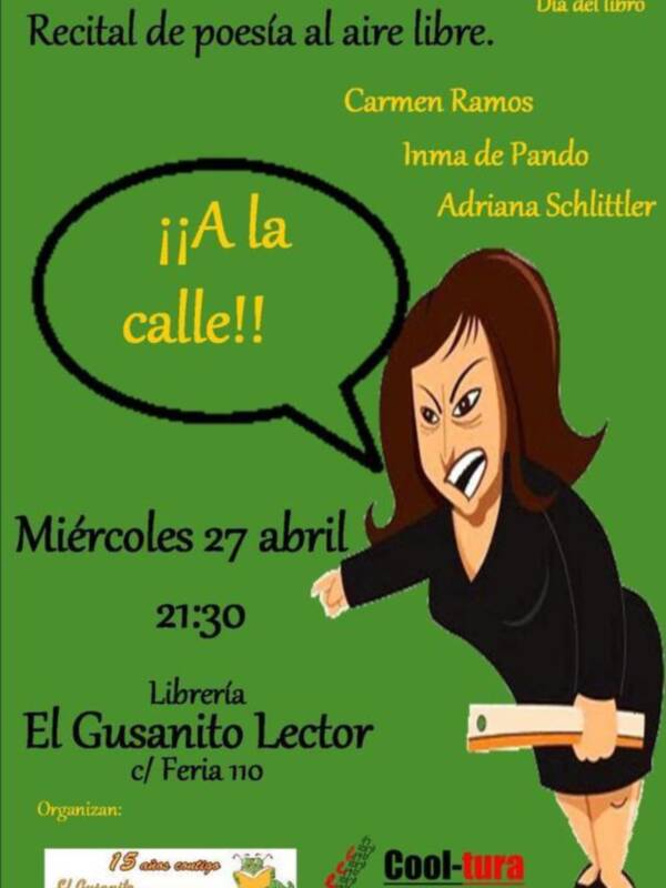 A la calle, poesía al aire libre