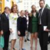 Francesca Thyssen y Carlos de Habsburgo junto a sus tres hijos por primera vez