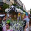 La esencia rociera de Gines inundó Sevilla con la presentación del cartel y el recorrido de las Carretas Chicas por el centro