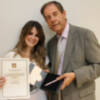 La Olavide premia a la alumna Lorena Galvín por su labor como voluntaria en el curso 2010-2011