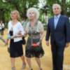 La duquesa de Alba inaugura su estatua en Sevilla rodeada de todos sus hijos menos Jacobo