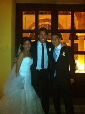 Boda futbolística en Sevilla 