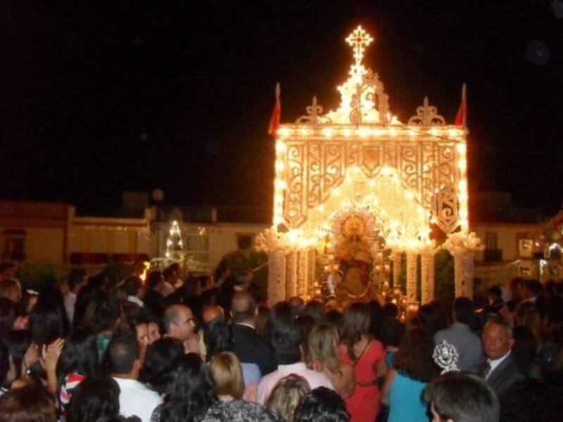 La Patrona de Carrión se trasladó a la Parroquia‏