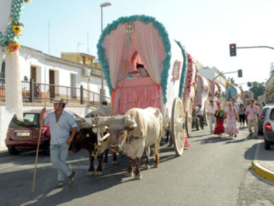 La Hermandad del Rocío de Triana, devuelta por la calle Real de Castilleja