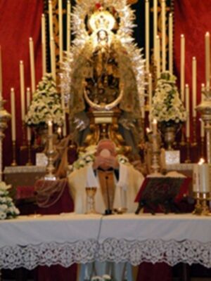 Altar y cultos en la capilla del Carmen de Calatrava (Sevilla)‏