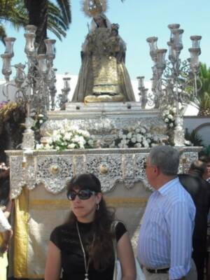 Davinia Valdés hace un balance positivo de la celebración de la Virgen del Carmen(Chipiona)