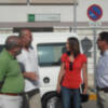 El alcalde y la delegada de Bienestar Social visitan el Centro Tolosa Latour(Chipiona)
