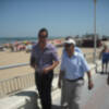 El concejal de Playas visita las obras de adecuación de la rampa de la playa Cruz del Mar(Chipiona)