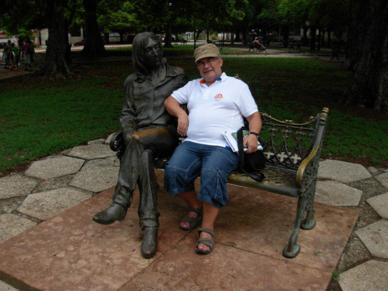 El parque de John Lennon es visita obligada para cualquier viajero en La Habana