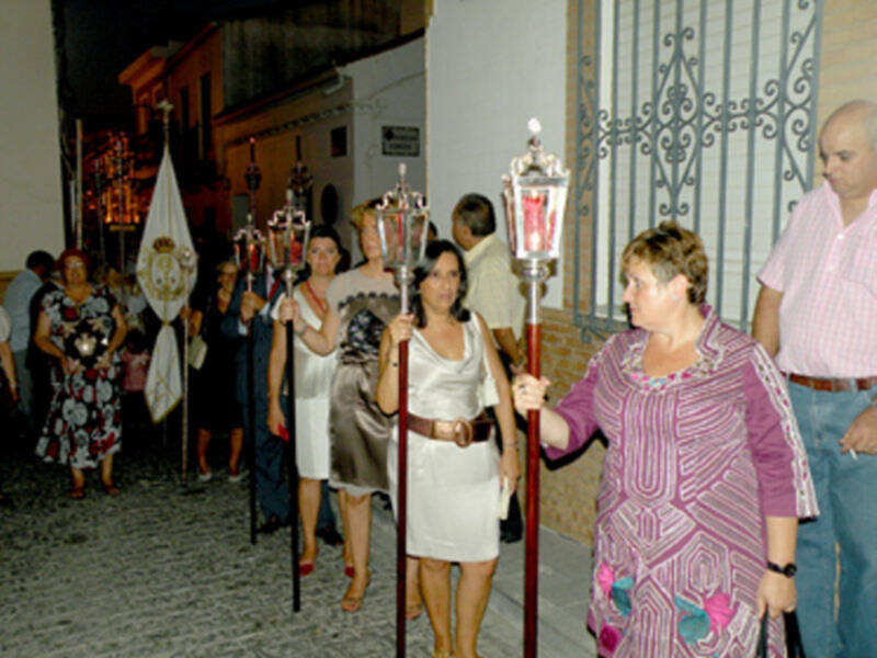 El Corpus de Saltera (Sevilla), procesiona desde el Siglo XVII el 15 de Agosto