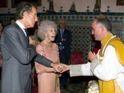 La Duquesa de Alba da el si quiero a Alfonso Díez