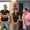 La concejala de Cultura y Fiestas visita el curso de técnicas de construcción de belenes(Chipiona)
