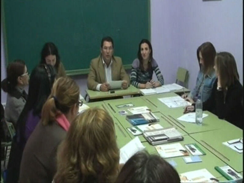 Primera reunión del consejo local de la mujer con la presidencia de Isabel Jurado Castro.(Chipiona)
