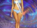 Miss Barcelona competiendo en una competencia de belleza en traje de baño.