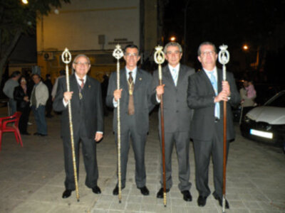 Pio XII y Begoña con la fe de la Milagrosa Sevillana.