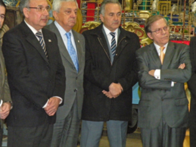Acto de entronización de la Imagen del Niño Jesús en la carroza del nacimiento de la cabalgata 2012