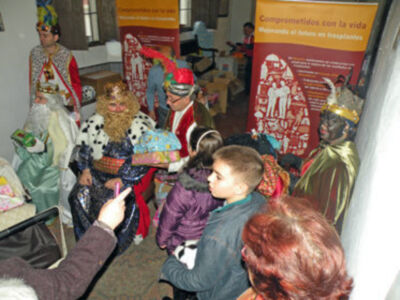 Los Reyes Magos del Belén de la Solidaridad.