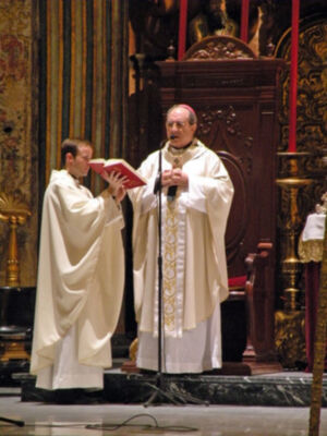 Juan José Asenjo, Arzobispo de Sevilla, presidio la Función Solemne a Jesús de Pasión