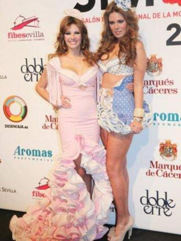 Miss España 2011 Andrea Huisgen; una catalana vestida de flamenco sexy por primera vez 