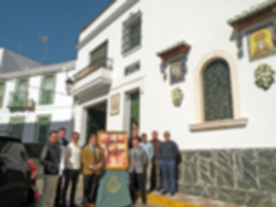 Presentación del tercer cartel de la Tertulia cofrade verde capirote de Alcalá del Río