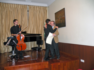 Concierto de violín, violonchelo y piano, por el Trío Anira en el Ateneo Sevillano