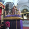El Cristo de la Salud de la Hermandad de la Candelaria, presidio el Vía crucis, del consejo, de Hermandades y Cofradías de Sevilla 2012.