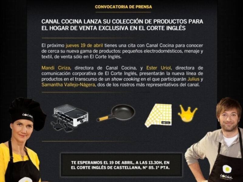 Canal Cocina lanza su colección de productos para el hogar
