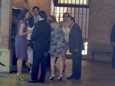 Bautizo de Manuela, nieta de Carmen Tello