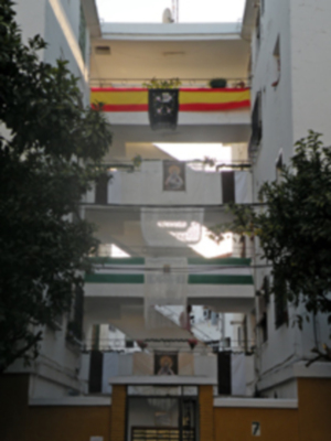 Medio siglo de devoción de todo un barrio, la huerta del Carmen.