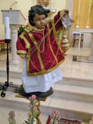 Besamanos de la Marinera Virgen del Carmen de la Parroquia de San Leandro.