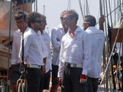 Piere Casiragui, tercer hijo de la Princesa Carolina de Mónaco y miembro de la Tripulación del Tuiga, en "la Semana Clásica de Puerto Sherry"